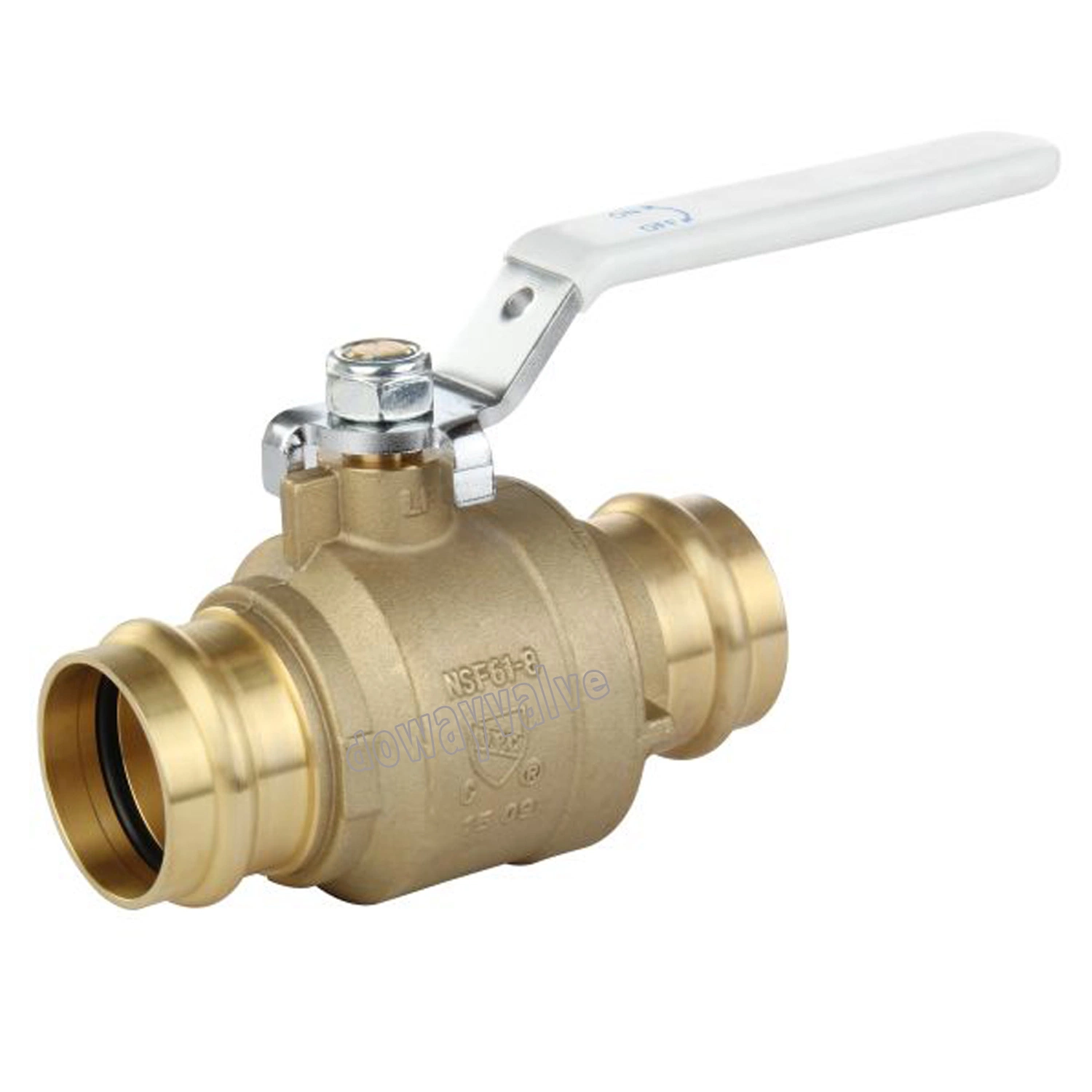 Lead Free Brass Press Ball Valve High quality/High cost performance 