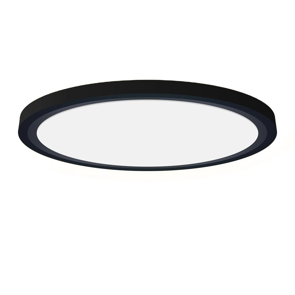 North American Type Modern 5-12inch White/Black/Silver Flush Mount LED Slim Panel Lights for Kitchen Bathroom Hallway