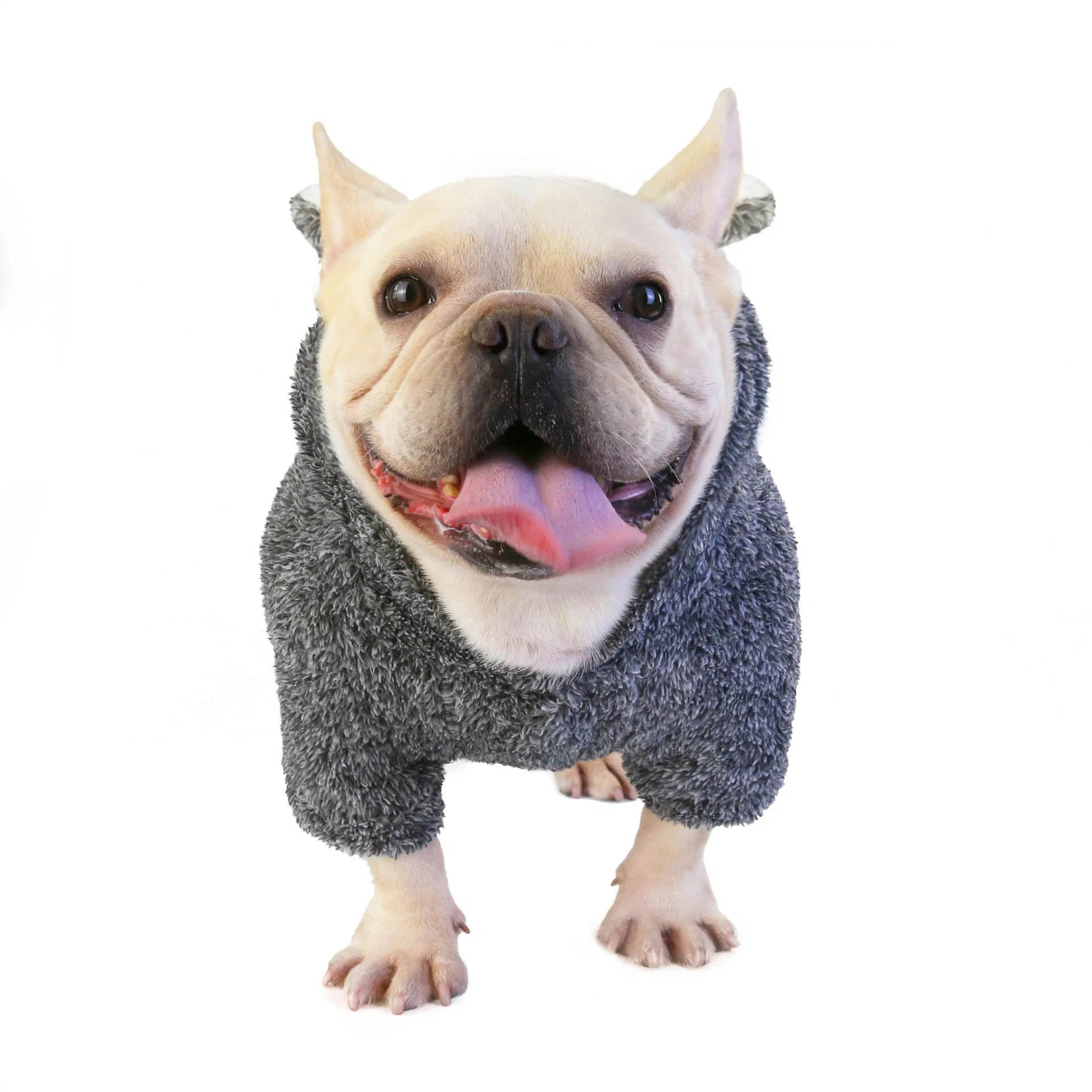 Nouveaux vêtements pour chiens de compagnie, design hivernal chaud pour chien, vêtements pour chien de race Bouledogue français et Caniche jouet.