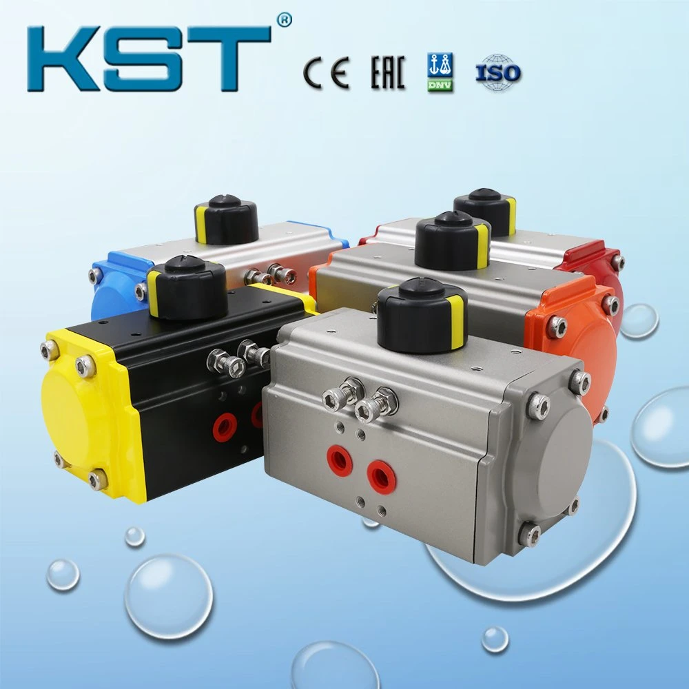 Kst Brand Double Acting Pneumatic Actuator Manufacturer at/Bt Aluminum Pneumatic Actuator with Double Acting for Ball Valve/Butterfly Valve/Control Valve