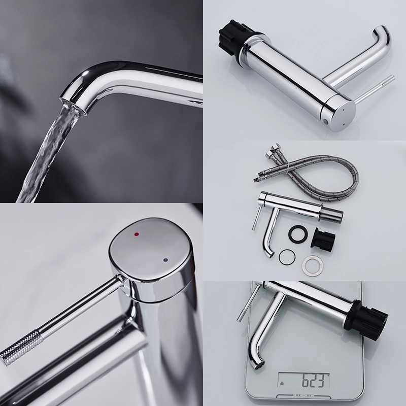 Single Lever Ware Waterfall Water Tap Brass Basin Lavatory Bathroom Faucets Mixer