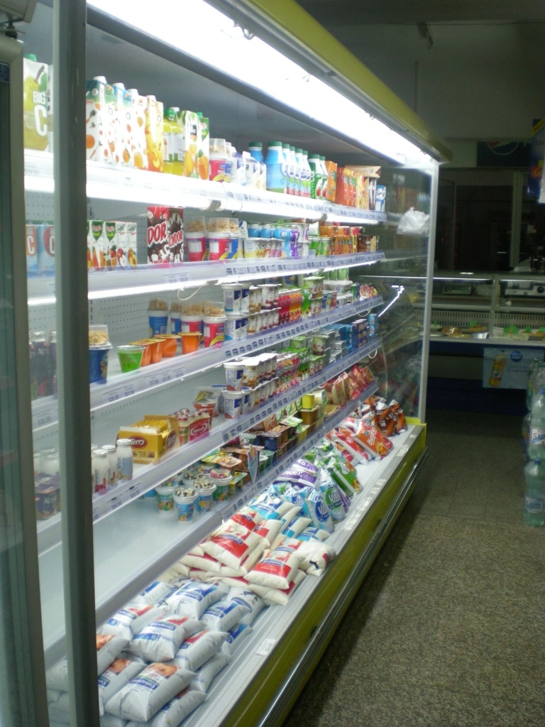 Open Chiller Refrigerator and Cooler Supermarket Refrigeration Equipment