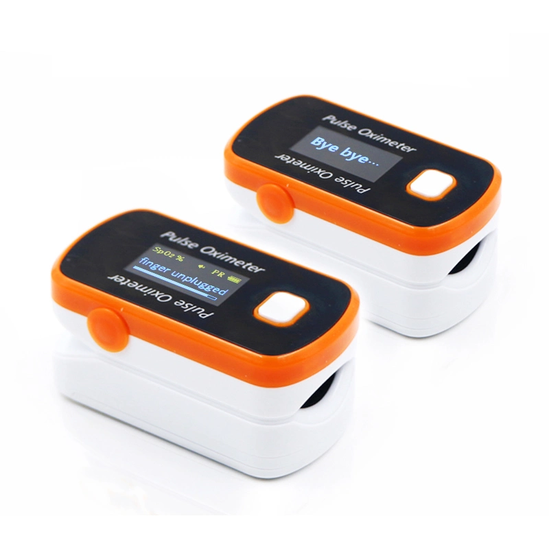 Fingertip Pulse Oximeter, Blood Oxygen Saturation Monitor with Battery