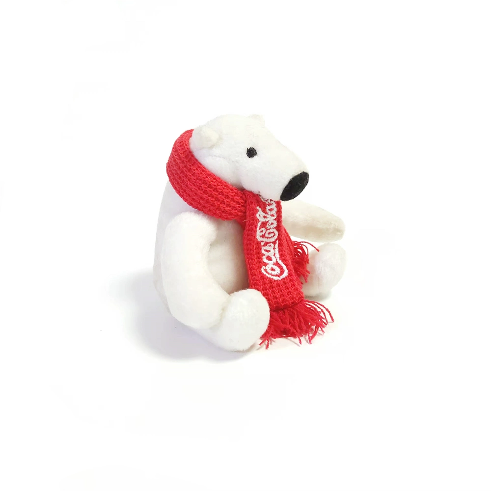 Cocacola Teddy Bear White Animal Stuffed Soft Custom Made Plush Toys