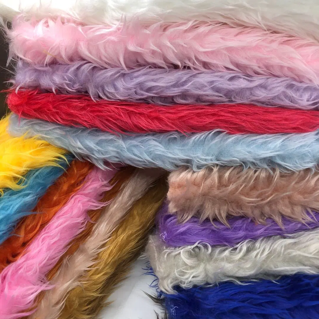 Acrylic Drop Wool Rainbow Plush Roll Bundle Imitation Wool