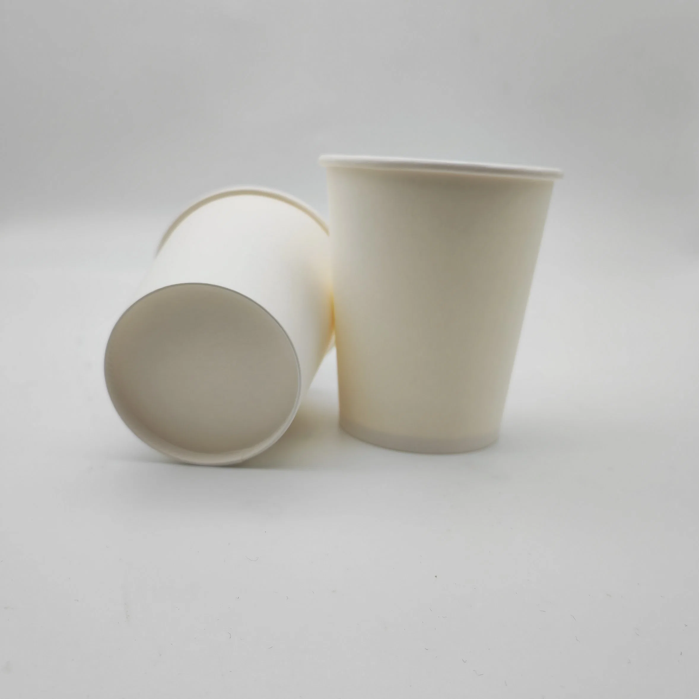 Libro Blanco de desechables impresos personalizados taza de agua forrados con bebida caliente