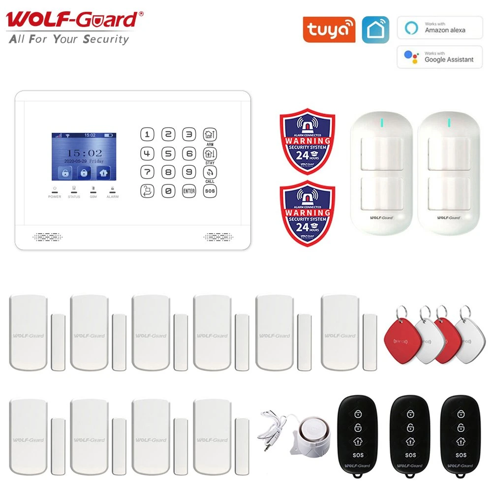 China DIY Security Wi-Fi GSM Home Burglar Alarm System