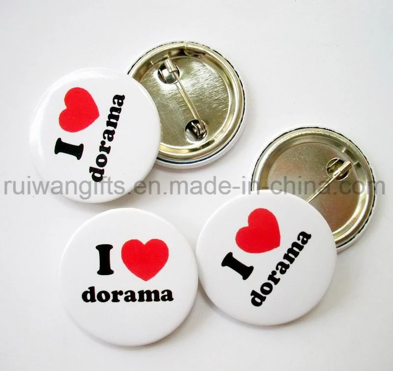 30mm Promotional Full Color Printing Button Badges (PBB003)