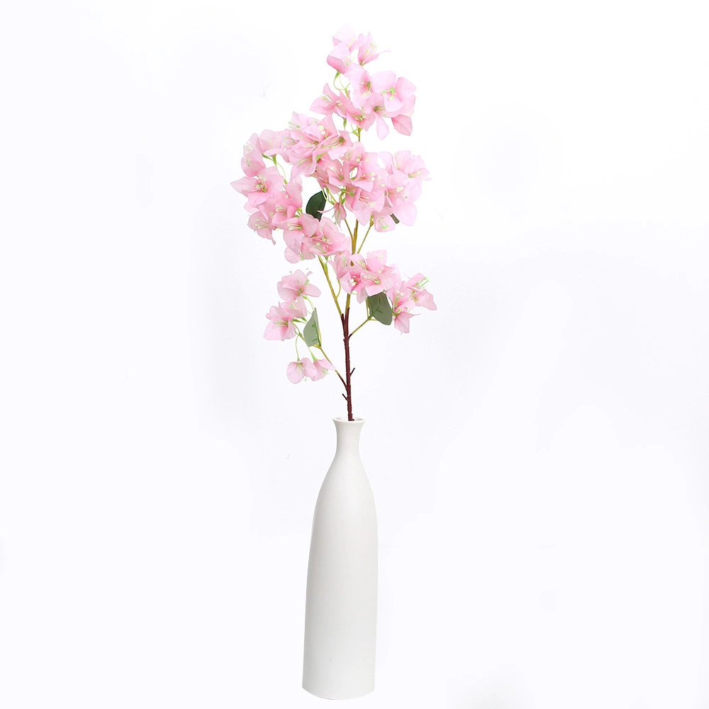 بوغانفيل زهري فاتح اللون، 96 سم، زخارف زهور صناعية، مع بوغانفيل بالجملة الخصائص الصينية