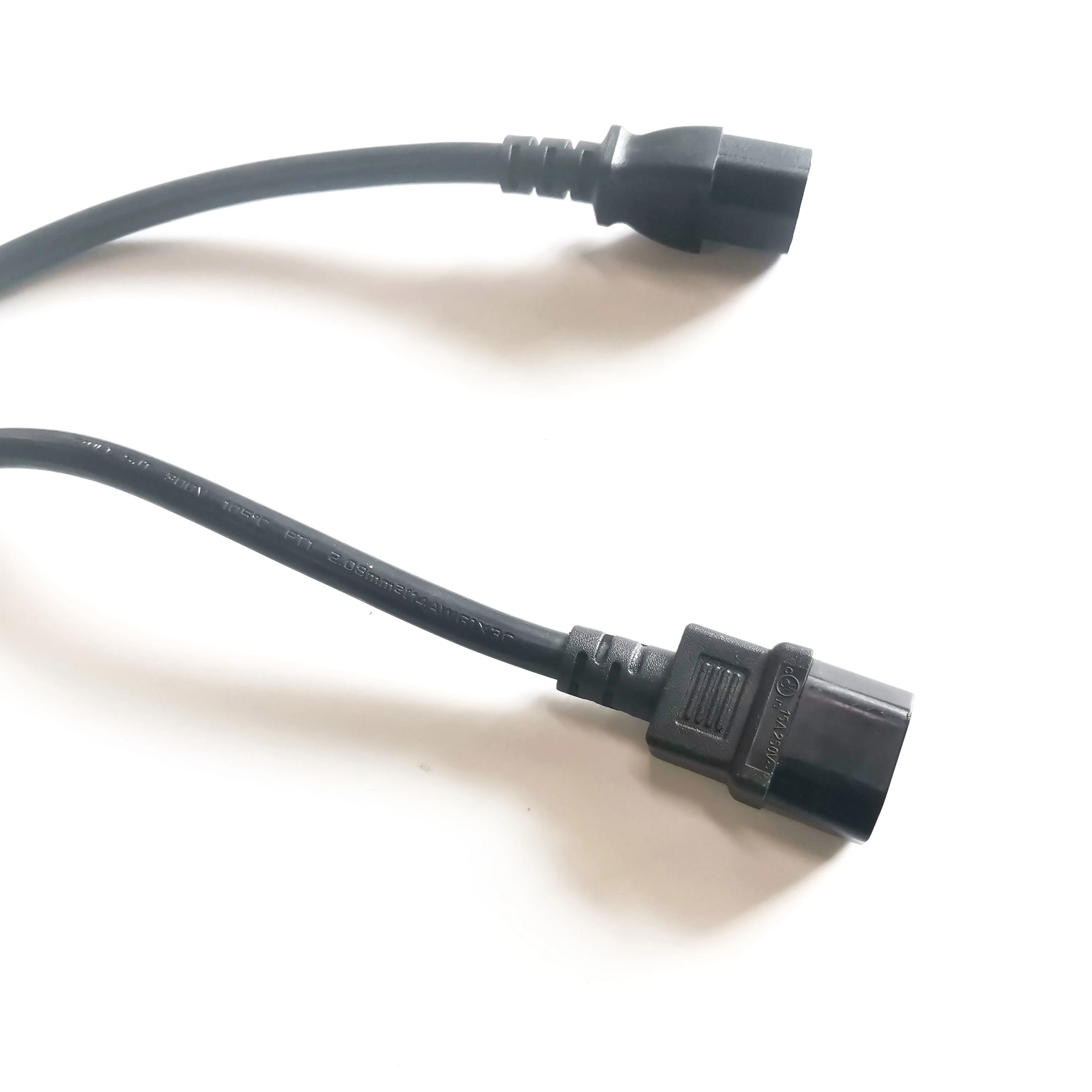 PDU-Netzkabel IEC 320 C13-1, Buchse auf C14 Stecker - Netzkabeladapter