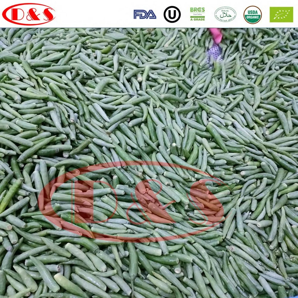 Qingdao Professional Chili Factory Supply IQF Hot Pepper/Frozen Chili/Jinta Chili