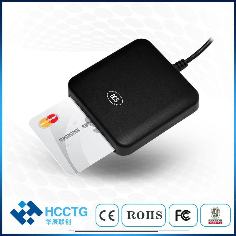 شريحة USB EMV المحمولة من نوع C ISO بنظام Android IC قارئ البطاقات الذكية 7816 (ACR39U-UF)