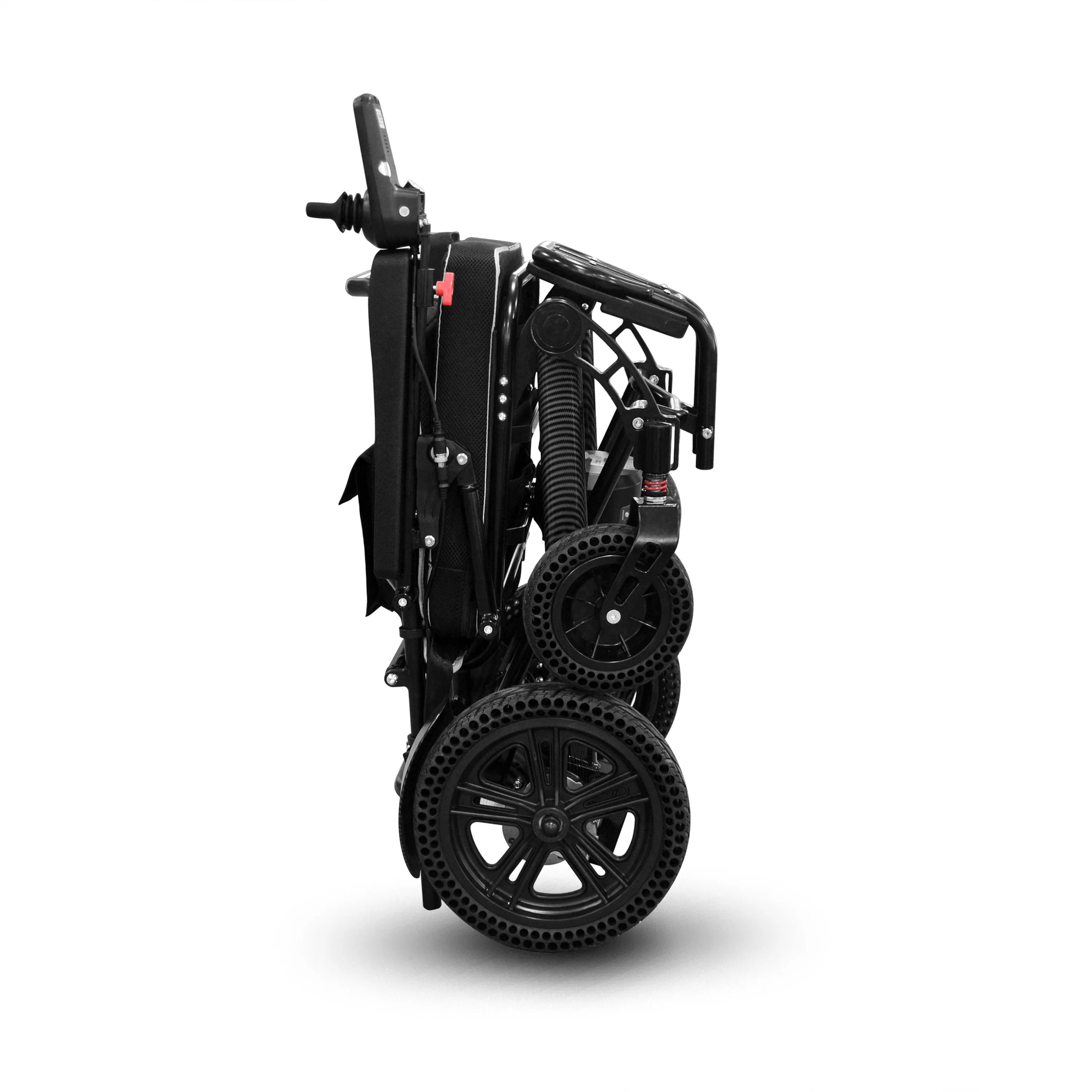 Neue Faltbare Aluminium Starke Rahmen Elektrische Power Rollstuhl Elektromagnetische Bremse System deaktiviert Scooter für Behinderte Peoole