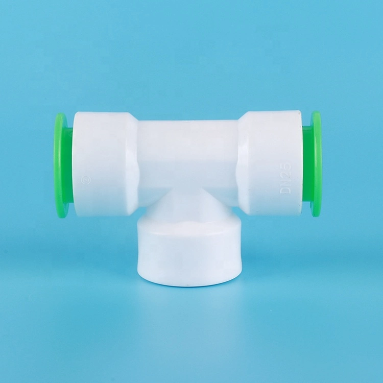 Wholesale/Supplier Custom Pbf Pipe Connection Water Reducer Union Fittings 3 Way Plastic Quick Round Air Tube Connectors for Industry