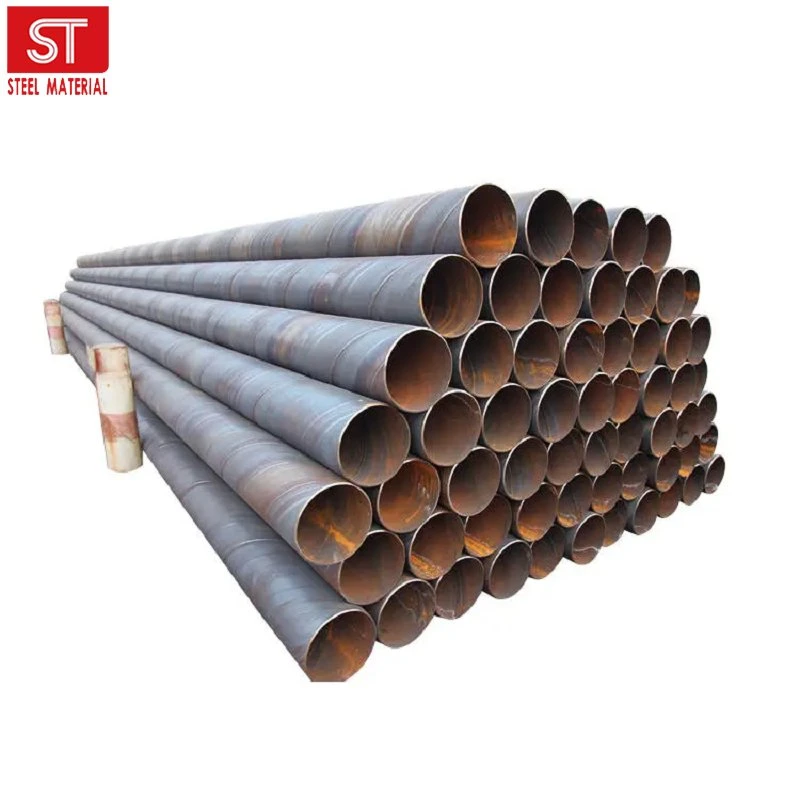 API 5L Submerged Welded Spiral Pipe and Flange SSAW Seamless Carbon Pipe 3PP Epoxy Coated Anticorrosion En10219 X70 DN 250 mm SSAW Spiral Steel Pipe