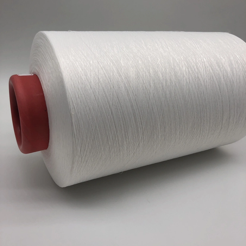 Draw Coloured 100 Fabric Filament DTY Cotton Polyester Spun Yarn