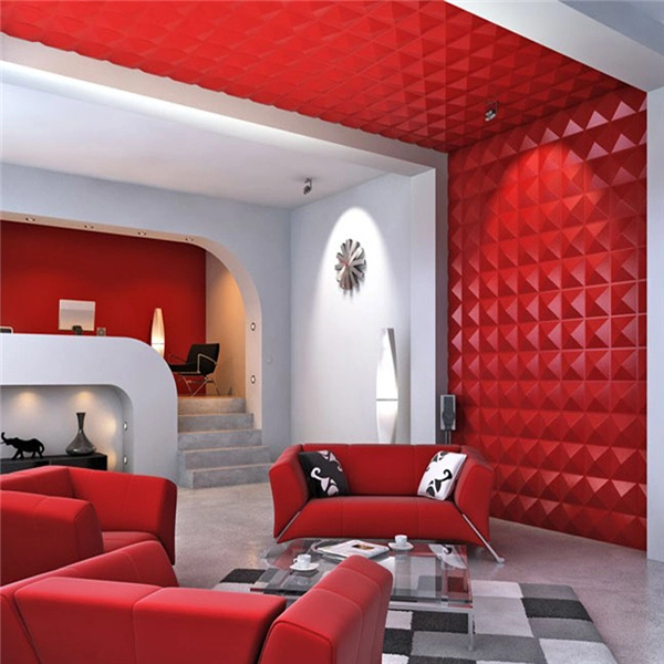 Moderne PVC 3D Wandpaneel für Innen- und Außenhaus Dekorativ