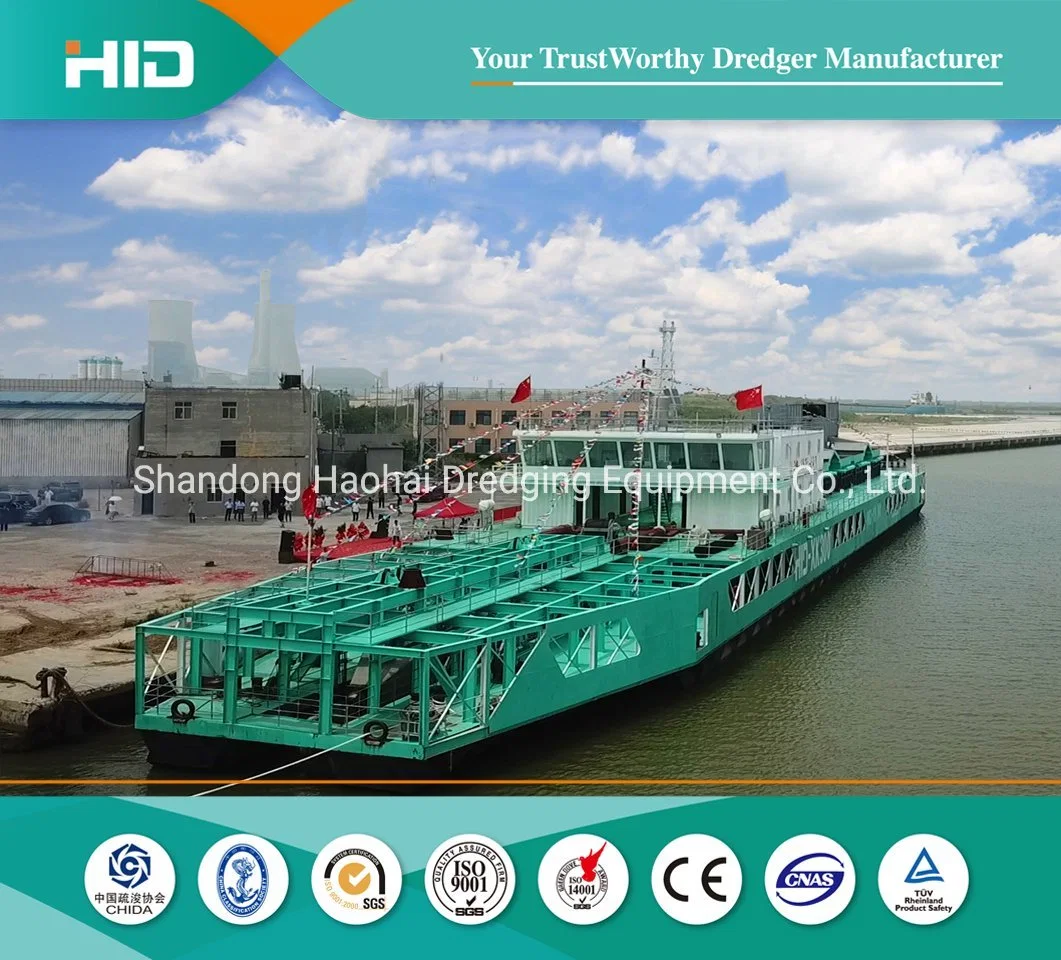 Tin Ore Mining Dredger Equipment with 700tons Handling Capacity