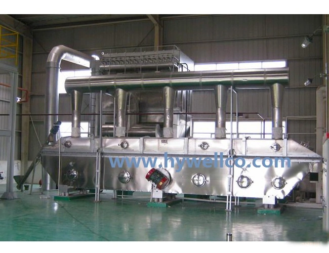 Zlg Vibrating Fluidized Drier/Dry/Dryer/Drying Equipment for Seasoner/Fertilizer/Borax Granule

Séchoir/Équipement de séchage vibrant fluidisé Zlg pour assaisonnement/fertilisant/granule de borax.