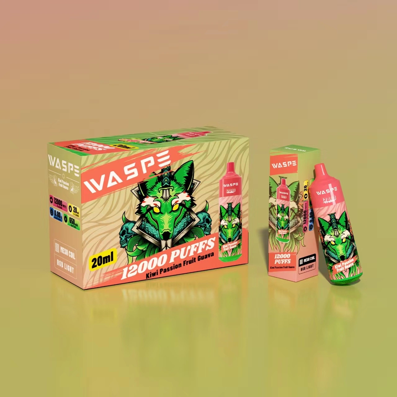 Waspe 12000puffs Disposable/Chargeable 0/20/50mg Nic Wholesale/Supplier Vape