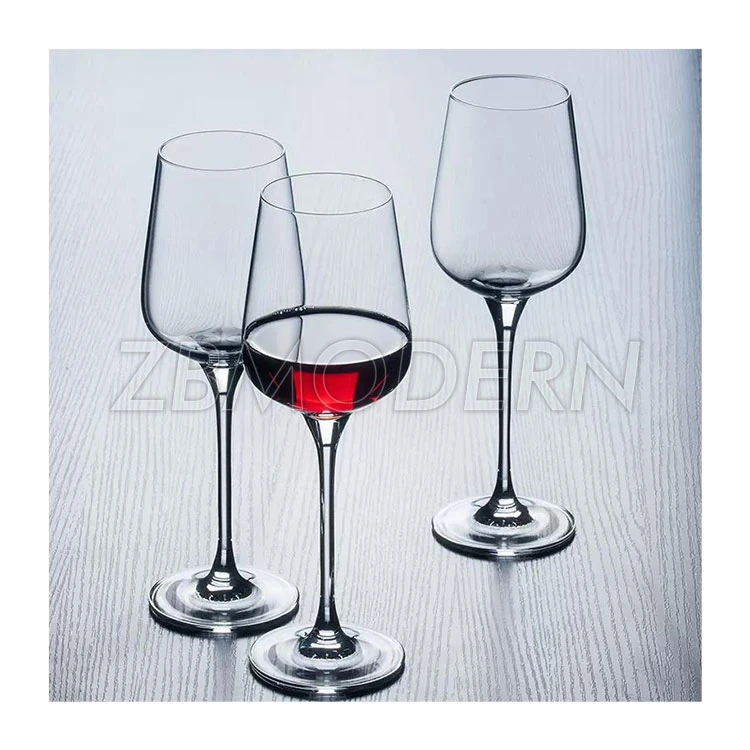 298tasse à vin rouge de luxe Set Home High-End carafe en verre de vin de création personnalisée de Crystal Set coupe haute épaissie pied