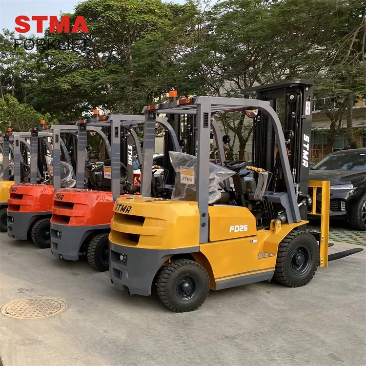 Factory Sale Fork Lift Machine 2.5 Ton 3 Ton 4 Ton Logistics Forklift Truck with Free Gift Spare Parts