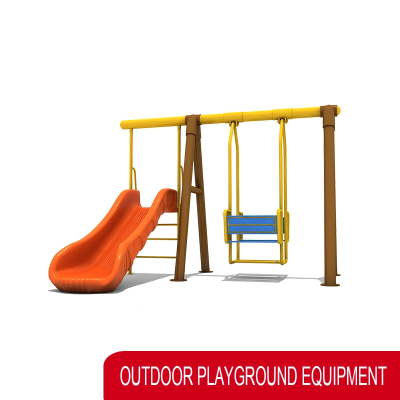 Amusement Park Outdoor Wooden Net Web Swing Play Sets Playground Equipment