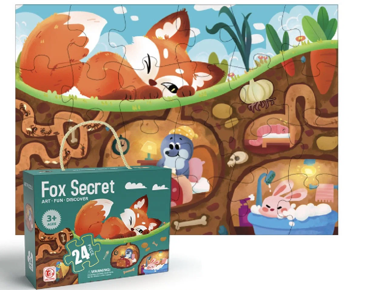 Quebra-cabeças (The Fox's Secret 24PCS)