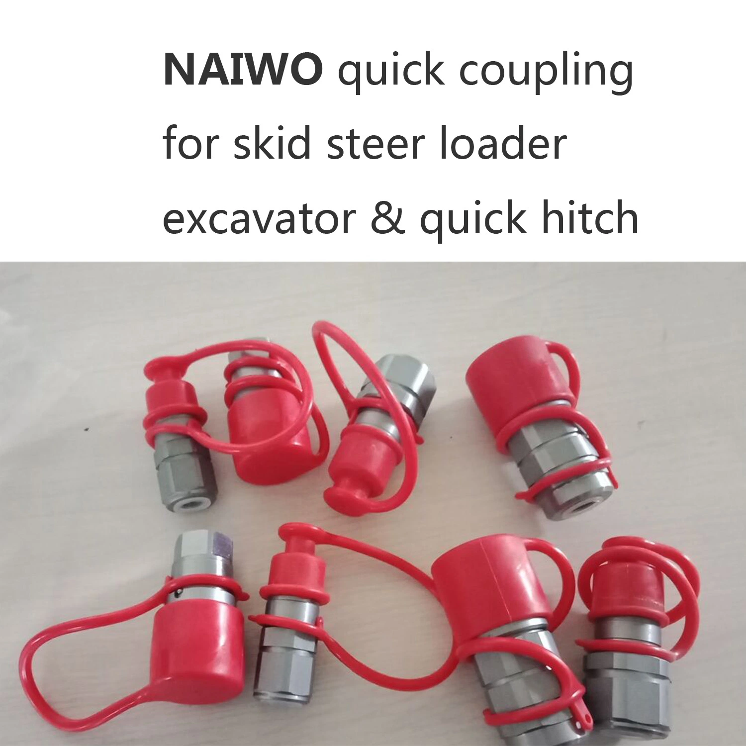 Naiwo 1/2 Bsp/NPT Quick Release Coupling Flat Face Quick Coupler Plug