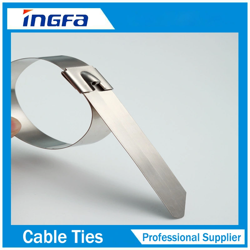 Uncoated Stainless Steel Ties Cable Strap for Industry Application 7.9X300mm