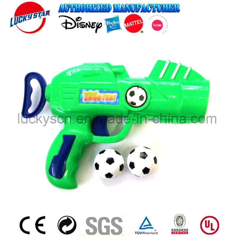 New Red Blue Color Plastic Football Toy Gun