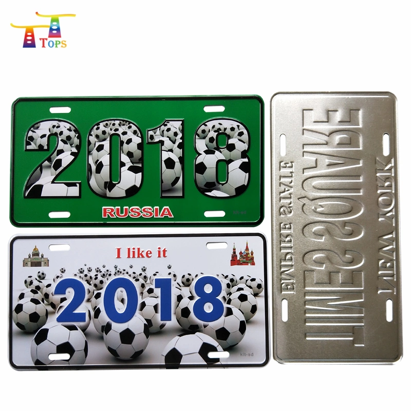 Wholesale Custom High Quality Cheap Price Printed Car Aluminum Sublimation License Plate Souvenir Car License Plate