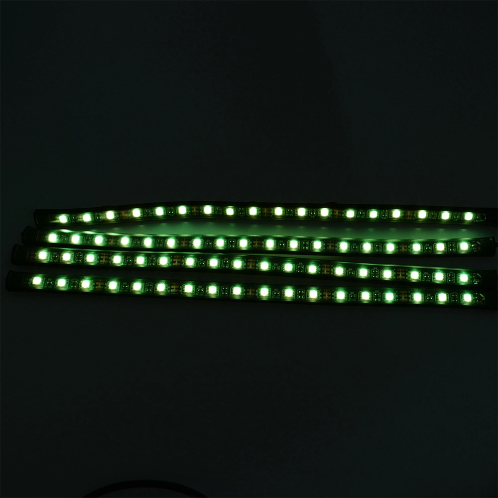 USB 18LED Hot Sale Mobile Phone APP Car RGB LED Flexible Strip Light Car Decorative Atmosphere Lamp Kit Car Auto Interior Light