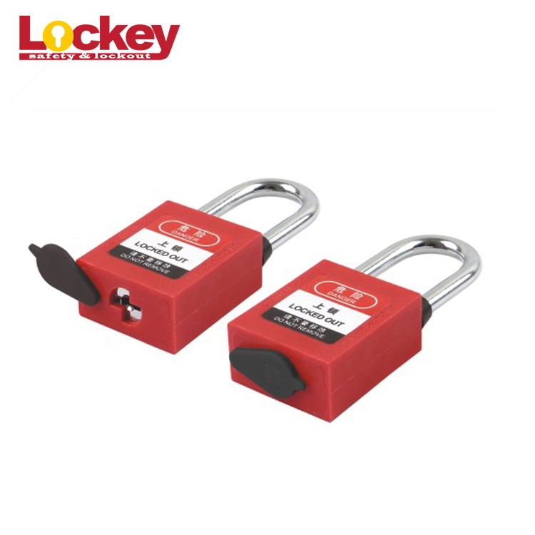 Loto 38mm Dust Proof Steel Shackle Safety Pad Lock with Colorful Bodies