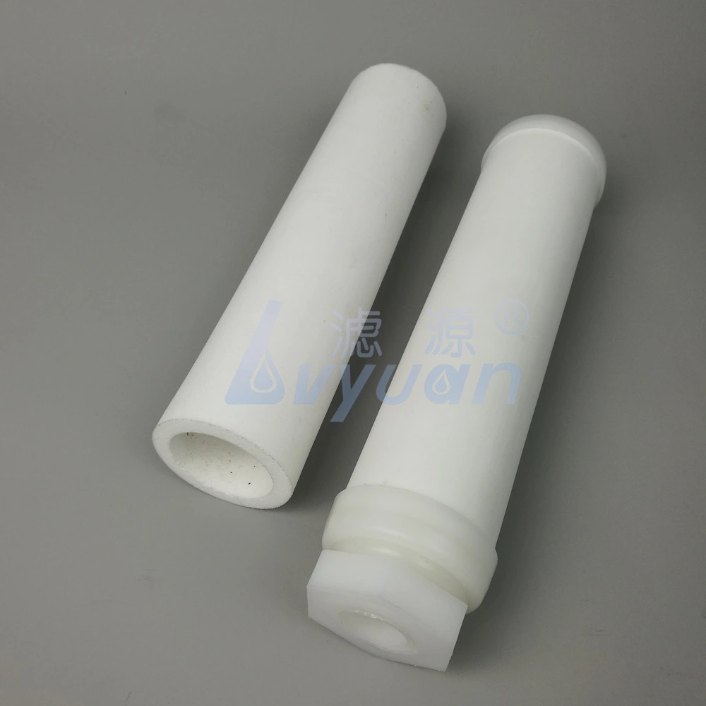 Micro Polyethlylene Tube Filter 25 40 Microns Sintered PE Filter for Air Compressor Machinery