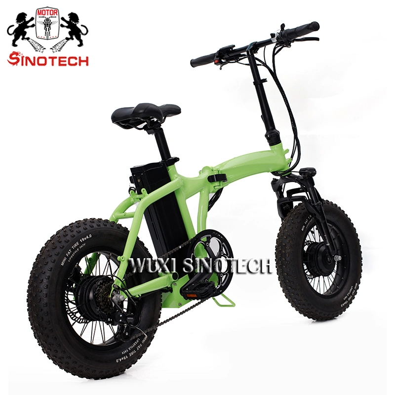 Bicicleta elétrica de bolso dobrável de 48 V, bateria de lítio de 10 a, 350 W/500 W, elétrica Bicicleta
