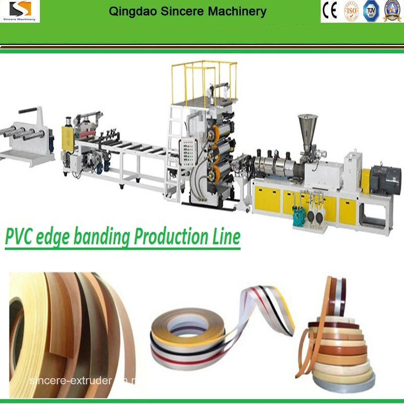 PVC Plastic Furniture Edges Banding Profile Sheet Making Machine