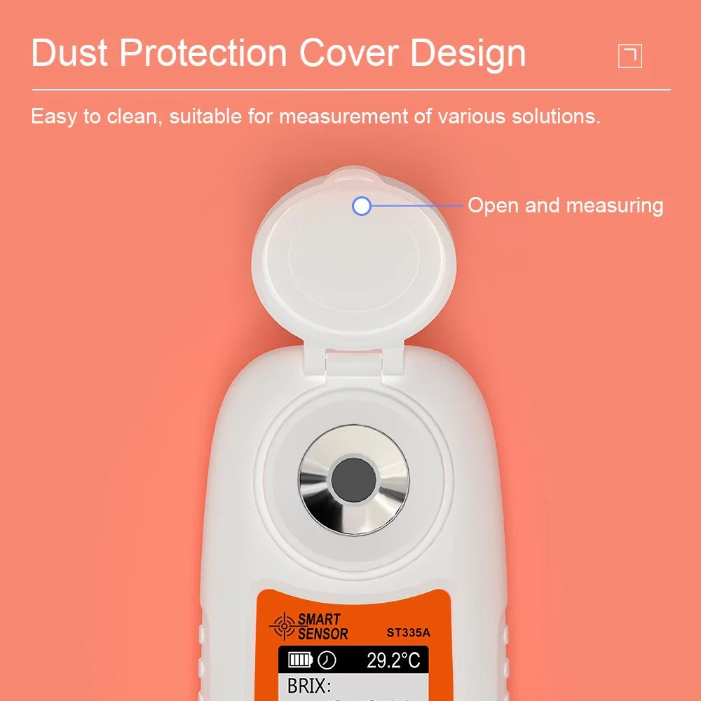 Le réfractomètre numérique LCD Compteur de sucre 0 à 35 % Brix Saccharometer Densitomètre pour le vin de fruits de la bière de l'alcool Test de concentration de sucre