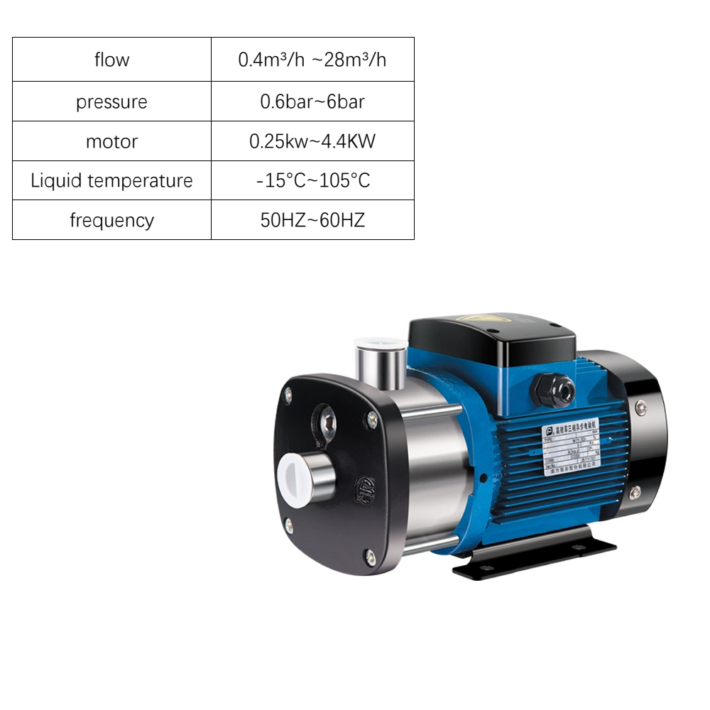 Cnp Edelstahl Horizontale Booster Pumpe Druckpumpe