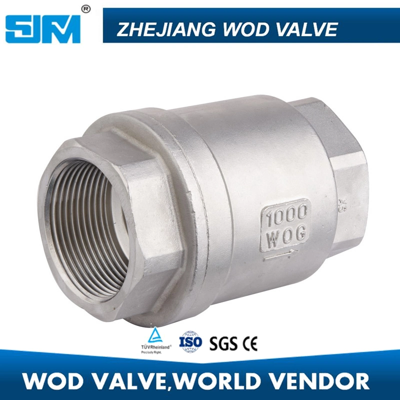 Hot Sales DN25 Stainless Steel 304 Spring Lift Check Valve