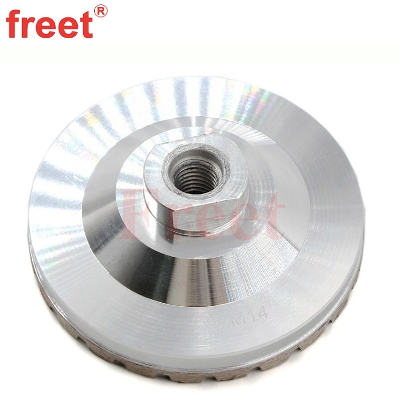 4" Diamond Grinding Cup Wheel Aluminum Based Turbo Abrasive Tools for Concrete