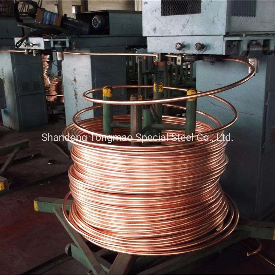 Spot Supplies C12200 Soft Seamless Copper Pipe Tube /Red Bright/ Brass Tube /Pipe Coated Steel Bundy Tube for Refrigeration Part Copper Strip/Coil/Tube/Pipe