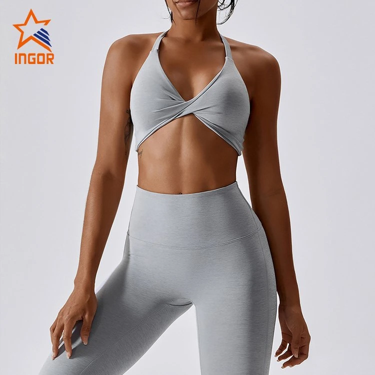 Ingorsports Gym Wear Wholesale Suppliers Activewear Custom Women Lulu Fitness Bra Quick-Drying Yoga Clothing Running Sports Wear