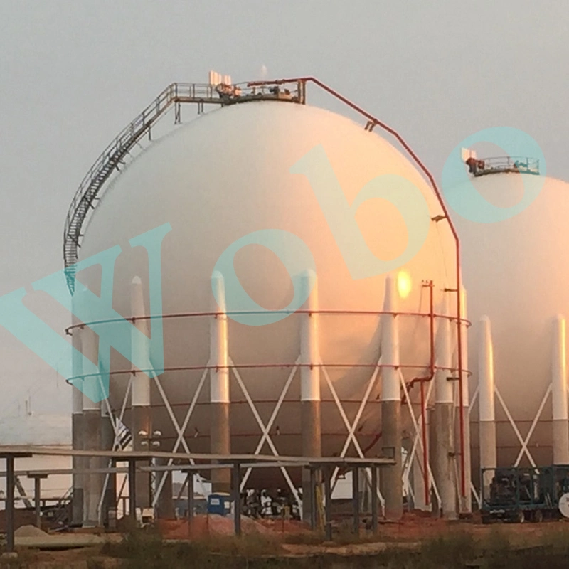 Large Capacity Pressure Vessel Spherical LPG Storage Tank