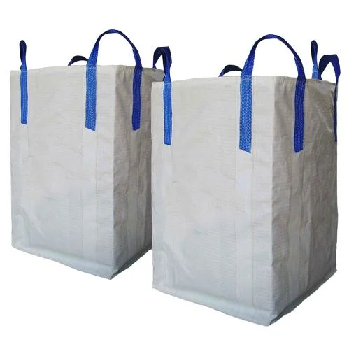 Bolsas de tela de PP biodegradables Jumbo Big Bags 500kg impermeables 1000kg fábrica de bolsas Jumbo Proveedor