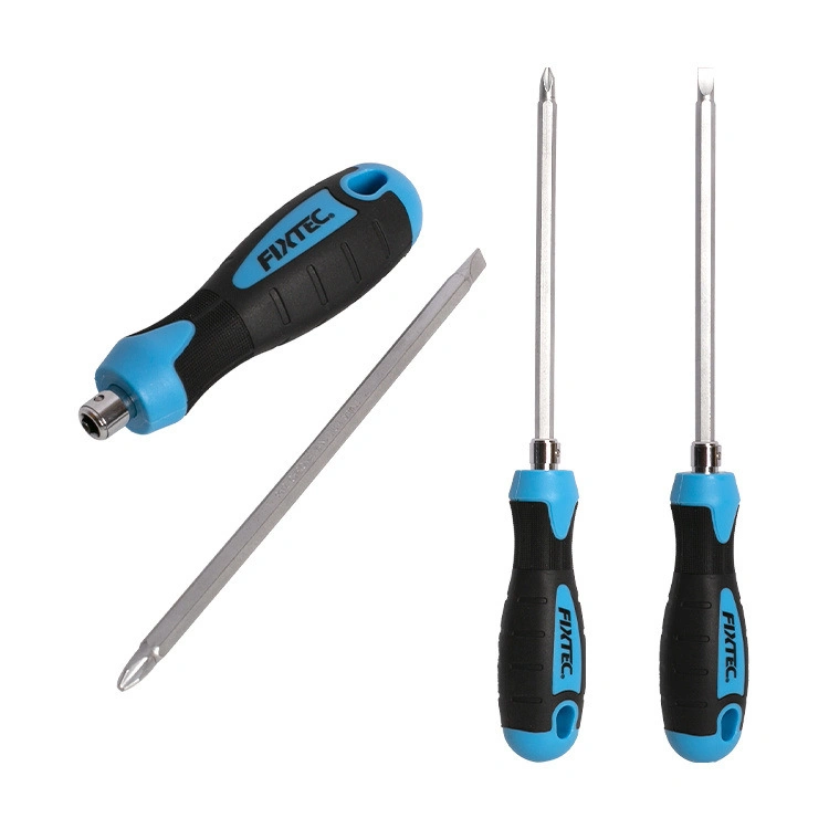 Fixtec Magnetic Tip Screwdriver Set Professional Hand Tools Cr-V Hardware Tools 2PCS 100mm/125mm Screwdriver Set