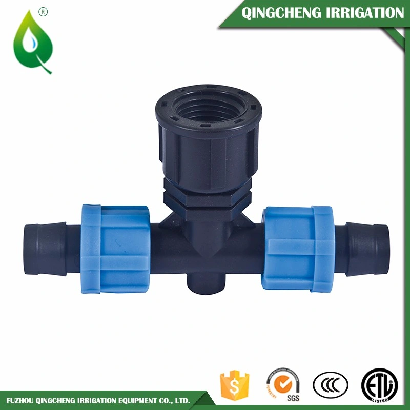 Watering Pipes Fittings Tee Irrigation Compression