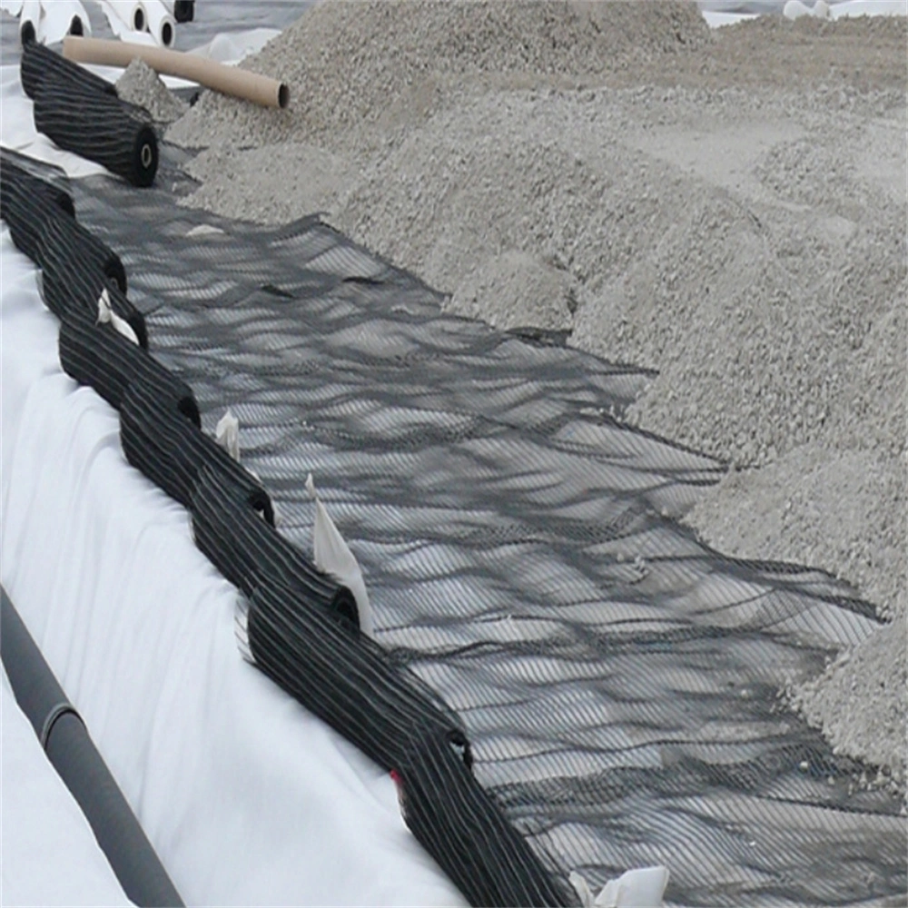 Biaxial Plastic Geogrid Stitched Anticrack Geogrid for Asphalt Pavement