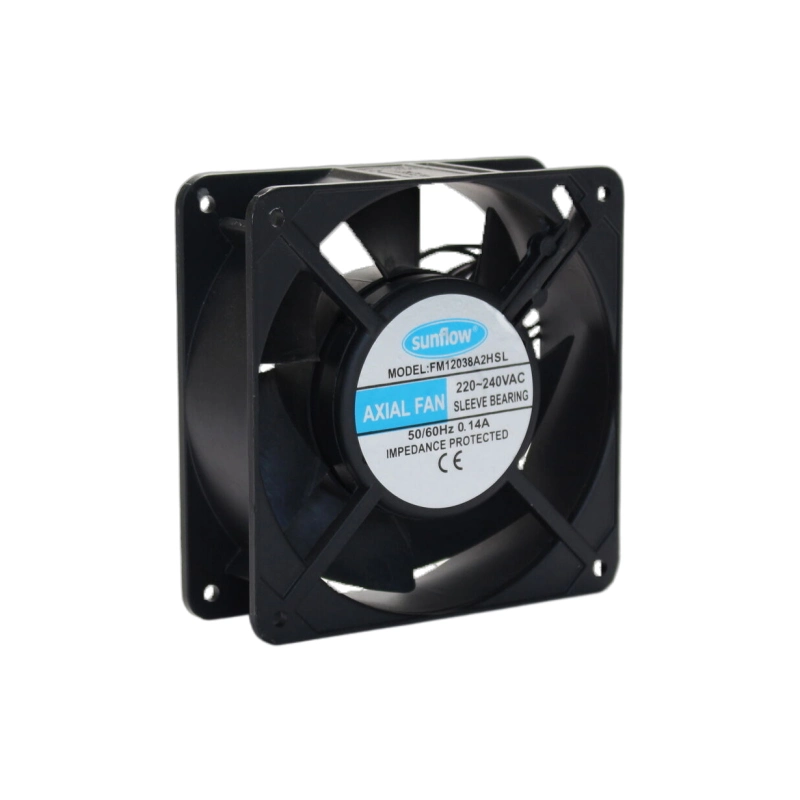 50 Hz 60 Hz 120 mm Mini-ventilateur 90 cfm 100 cfm ventilateur 12038 Ventilateur de refroidissement axial