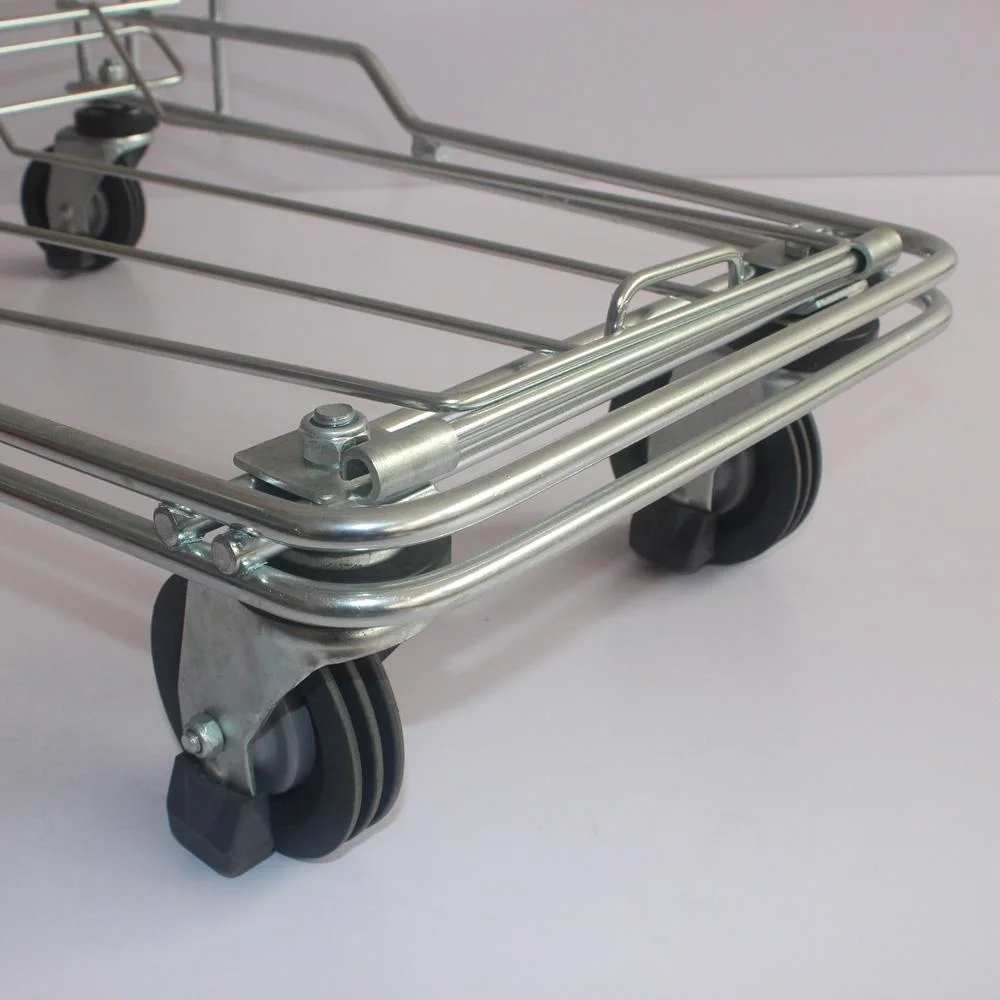 125L Extra Capacity Metal Aisan Design Shopping Cart (JS-TAS04)